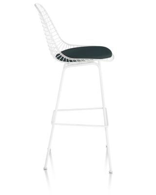 Eames Wire Stool Upholstered