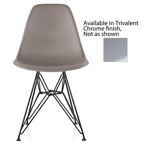 Eames Molded Plastic Side Chairs (Sparrow/Chrome) - OPEN BOX