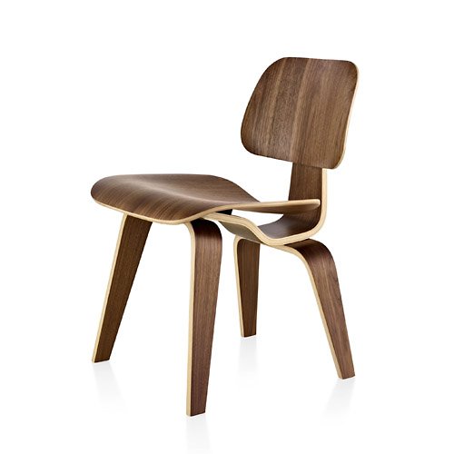 Eames Molded Plywood Dining Chair (Walnut)  - OPEN BOX