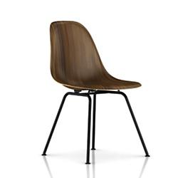 Eames Molded Wood Side Chair w/ 4-Leg Base (Black)- OPEN BOX