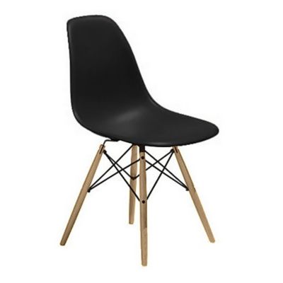 Eames Molded Plastic Side Chair with Dowel-Leg Bases