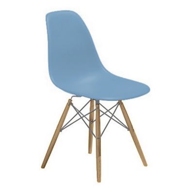 Eames Molded Plastic Side Chair with Dowel-Leg Bases