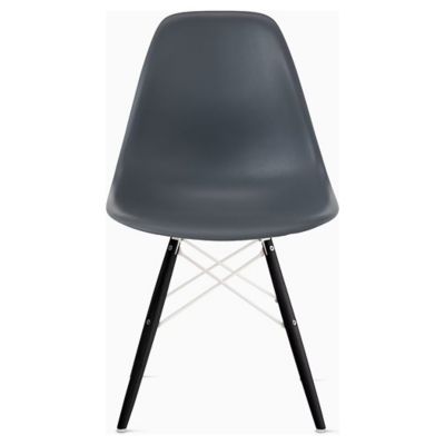 Eames Molded Plastic Side Chair with Dowel-Leg Bases
