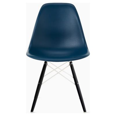 Eames Molded Plastic Side Chair with Dowel-Leg Bases