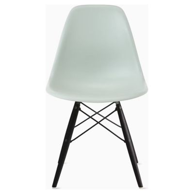 Eames Molded Plastic Side Chair with Dowel-Leg Bases