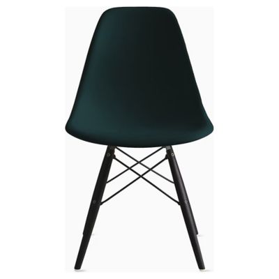 Eames Molded Plastic Side Chair with Dowel-Leg Bases
