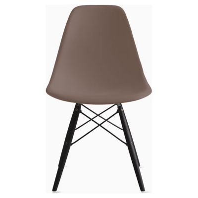 Eames Molded Plastic Side Chair with Dowel-Leg Bases