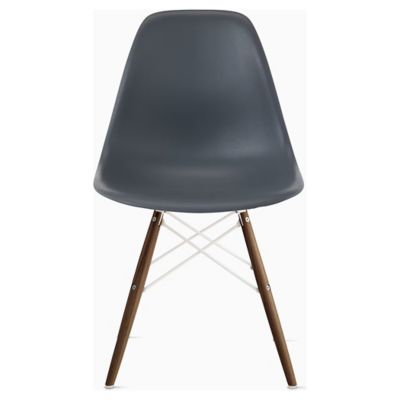 Eames Molded Plastic Side Chair with Dowel-Leg Bases