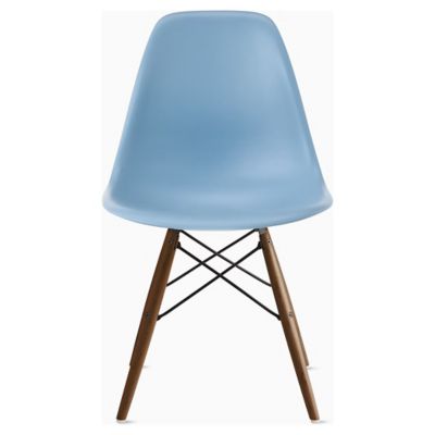 Eames Molded Plastic Side Chair with Dowel-Leg Bases