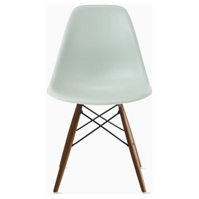 Eames Molded Plastic Side Chair with Dowel-Leg Bases