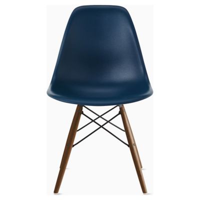 Eames Molded Plastic Side Chair with Dowel-Leg Bases