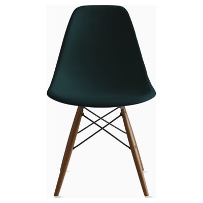 Eames Molded Plastic Side Chair with Dowel-Leg Bases