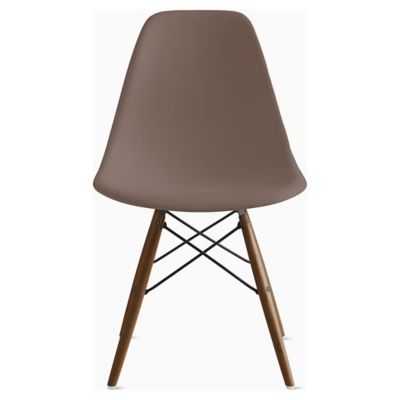 Eames Molded Plastic Side Chair with Dowel-Leg Bases