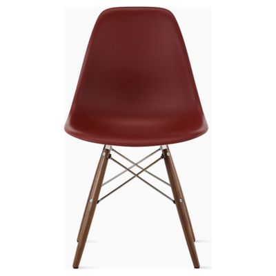 Eames Molded Plastic Side Chair with Dowel-Leg Bases