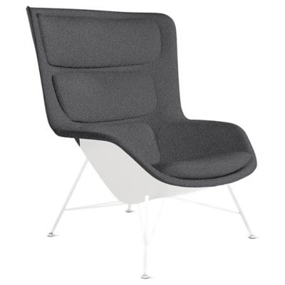 Striad Lounge High Back Chair, Wire Base