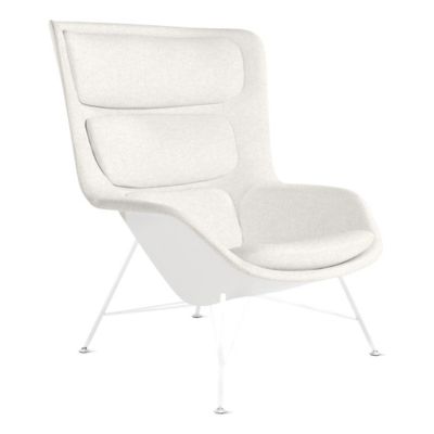 Striad Lounge High Back Chair, Wire Base