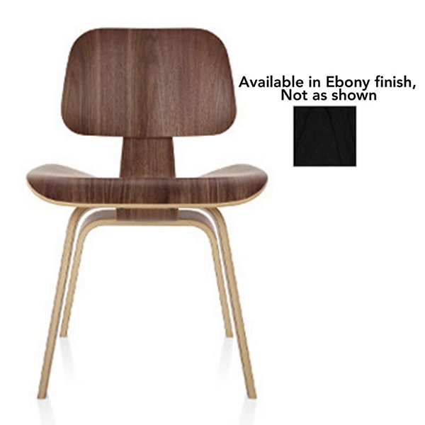 Eames Molded Plywood Dining Chair with Wood Legs