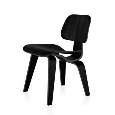 Eames Molded Plywood Dining Chair with Wood Legs