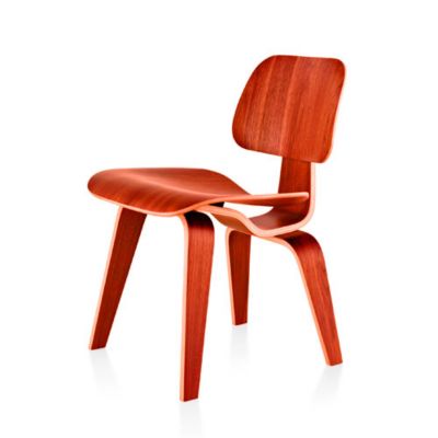 Eames Molded Plywood Dining Chair with Wood Legs