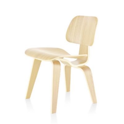 Eames Molded Plywood Dining Chair with Wood Legs