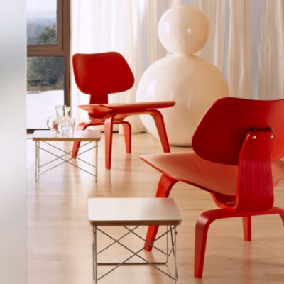 Eames Molded Plywood Lounge Chair with Wood Legs by Herman Miller