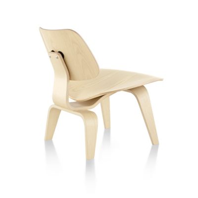 Eames Molded Plywood Lounge Chair with Wood Legs