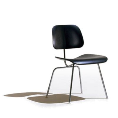 Eames Molded Plywood Dining Chair with Metal Legs