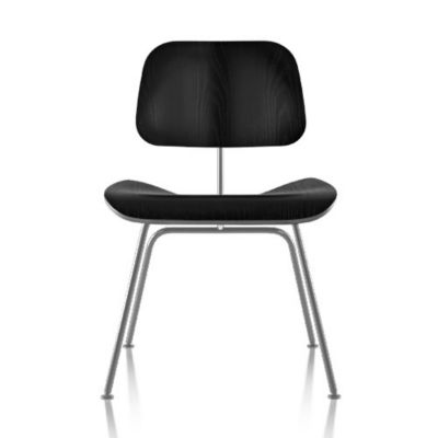 Eames Molded Plywood Dining Chair with Metal Legs