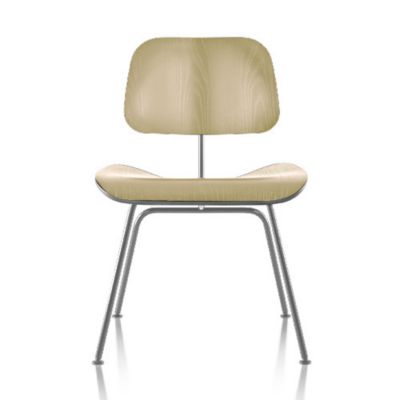 Eames Molded Plywood Dining Chair with Metal Legs
