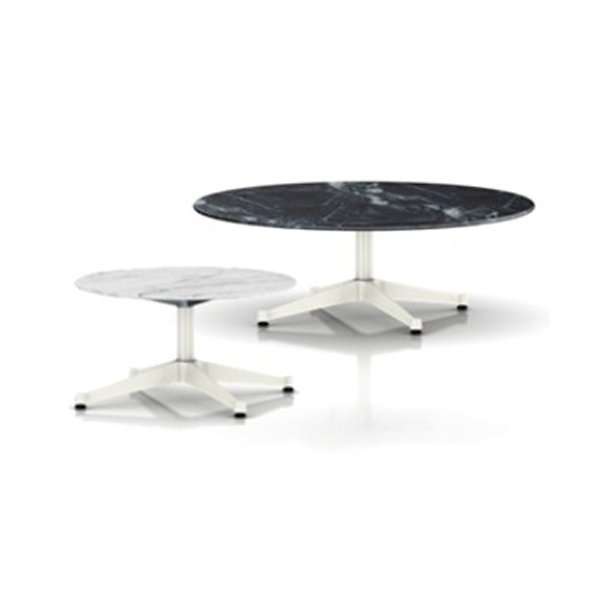 Eames Round Occasional Tables with Contract Base, Outdoor