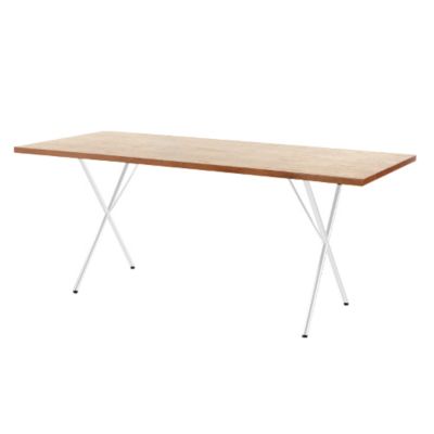 Nelson X-Leg Table with Veneer Top