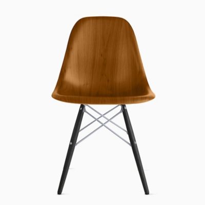 Eames Molded Wood Side Chair with Dowel-Leg Base