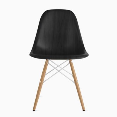 Eames Molded Wood Side Chair with Dowel-Leg Base
