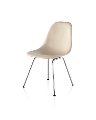 Eames Molded Wood Side Chair with 4-Leg Base