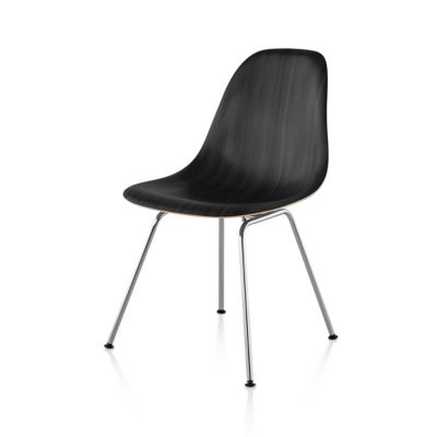 Eames Molded Wood Side Chair with 4-Leg Base