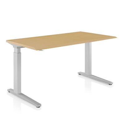 Renew Sit To Stand Desk, C Foot - Veneer Top