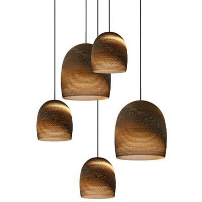 Scraplights Cluster Bell Mixed Multi-Light Pendant