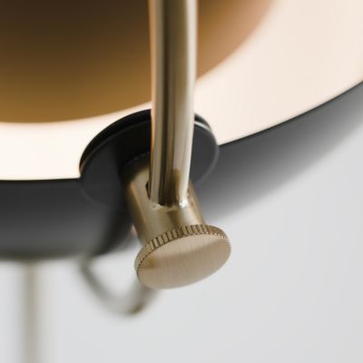 Shown in Black/Brass finish, Detail view