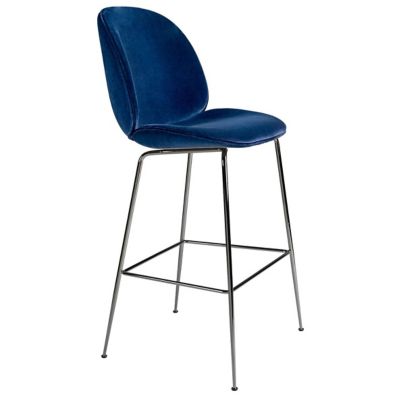 Beetle Upholstered Barstool Conic Base