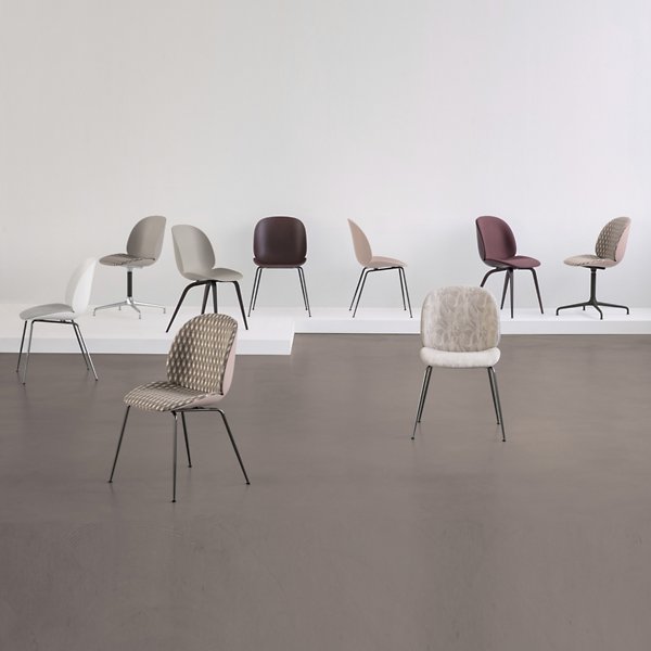 Beetle Dining Chair Conic Base