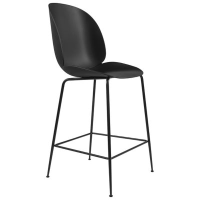 Beetle Barstool (Conic Base|Black Matte|Counter) - OPEN BOX