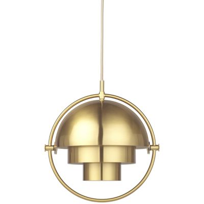 Multi-Lite Pendant (Shiny Brass with Brass|Small) - OPEN BOX