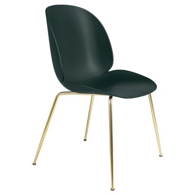 Beetle Dining Chair Base (Green|Brass Semi Matt) - OPEN BOX