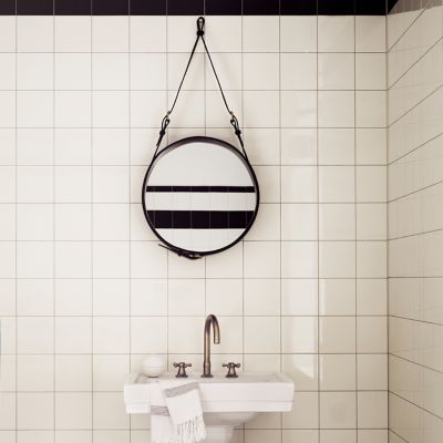Shown in Black Leather, in use