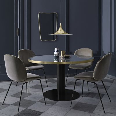 Shown in Brass finish, Medium size