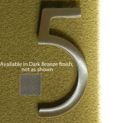 House Numbers (Five/Dark Bronze/8 Inch) - OPEN BOX RETURN