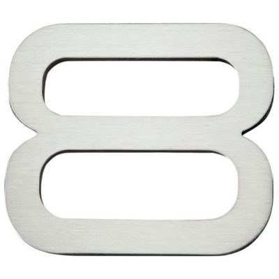 House Numbers (Stainless Steel/8 inch/Eight) - OPEN BOX