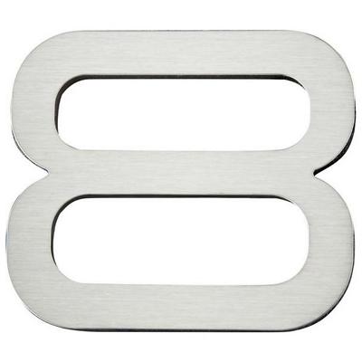 House Numbers (Stainless Steel/8 inch/Eight) - OPEN BOX