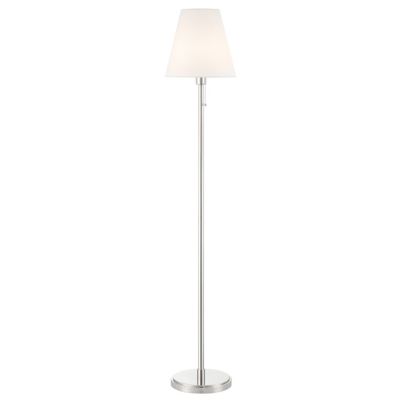 Berkeley Floor Lamp (Polished Nickel) - OPEN BOX