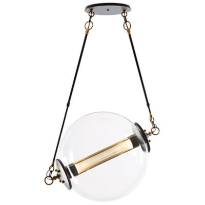 Otto Sphere Pendant (Clear with Frosted Glass|Short) - OPEN BOX